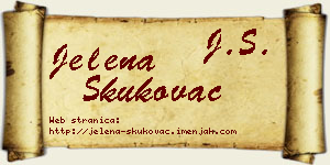 Jelena Skukovac vizit kartica